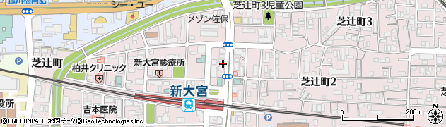 サン薬局　新大宮店周辺の地図