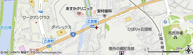 島根県益田市下本郷町68周辺の地図