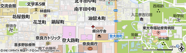 奈良納税協会会館周辺の地図