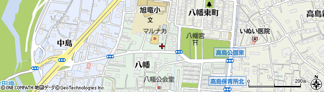 ダスキン　高島店周辺の地図