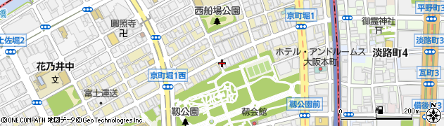 ネペンテス大阪周辺の地図