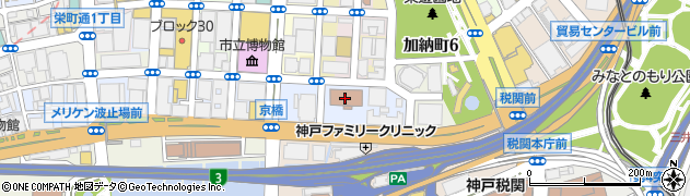 大阪入国管理局　神戸支局総務課周辺の地図