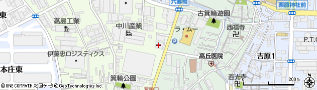 タイガー産業株式会社　大阪営業所周辺の地図