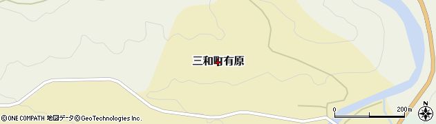 広島県三次市三和町有原周辺の地図