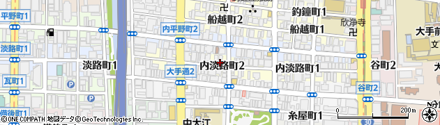 株式会社丸萬　大阪支店周辺の地図