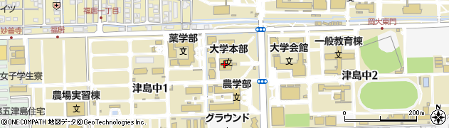 岡山大学医歯薬学総合研究科等薬学系事務室会計担当周辺の地図