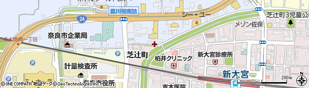 シンガーミシン　奈良店・お客様窓口営業所特約店周辺の地図