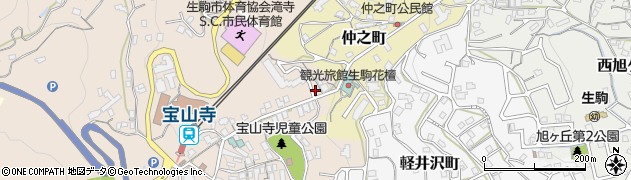 門前参道公園周辺の地図