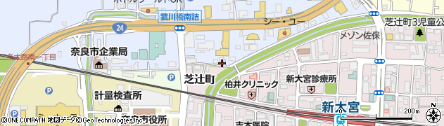 工業用ミシン修理専門店　奈良ミシンサービス周辺の地図