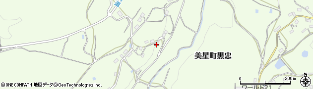 岡山県井原市美星町黒忠3336周辺の地図