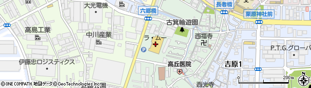 ラ・ムー東大阪店周辺の地図