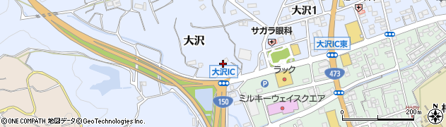 静岡県牧之原市大沢817周辺の地図