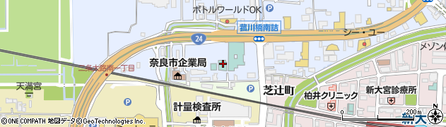 奈良ロイヤルホテル沙山華周辺の地図