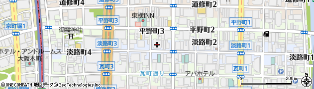 東海染工株式会社　営業統括部大阪営業課周辺の地図