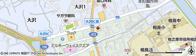 マツヤデンキカワムラ相良店周辺の地図