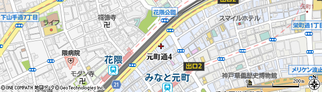 ガルエージェンシー　神戸中央周辺の地図