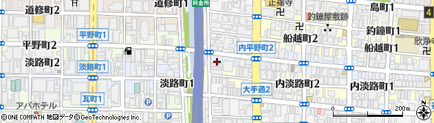 大阪薬業健康保険組合経理課周辺の地図