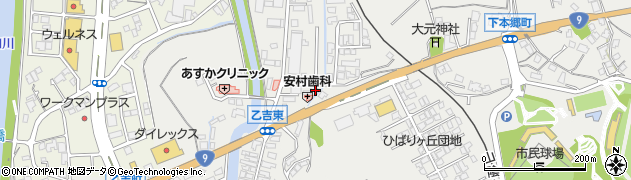 島根県益田市下本郷町240周辺の地図
