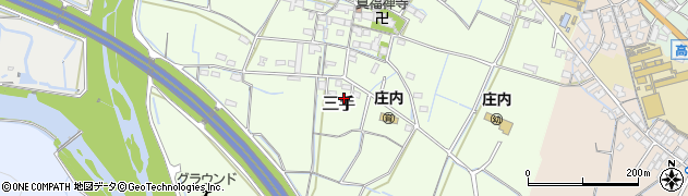 岡山県岡山市北区三手205周辺の地図