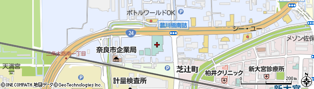 奈良ロイヤルホテル周辺の地図