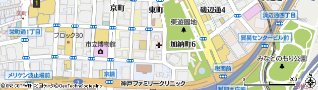 神戸市労働組合連合会周辺の地図