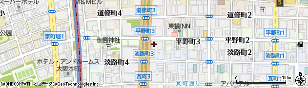 中国銀行大阪支店周辺の地図