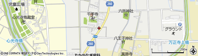 静岡県磐田市千手堂686周辺の地図