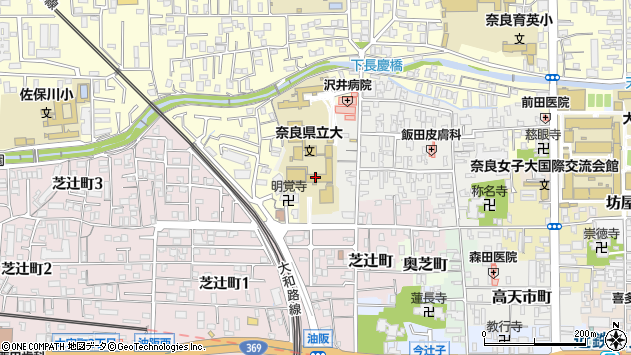 〒630-8258 奈良県奈良市船橋町の地図