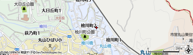 兵庫県神戸市長田区檜川町周辺の地図