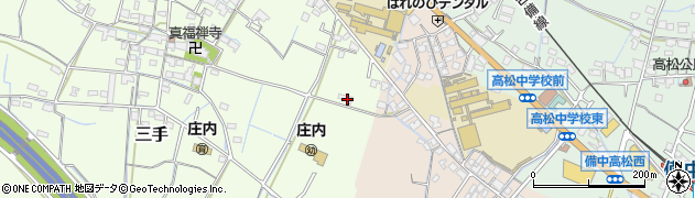 岡山県岡山市北区三手325周辺の地図