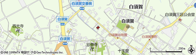 白須賀郵便局 ＡＴＭ周辺の地図