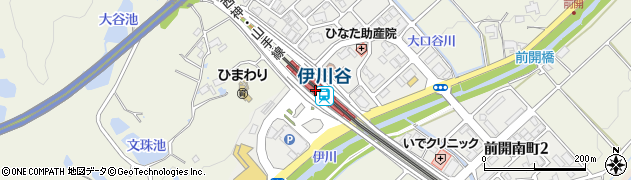 伊川谷駅周辺の地図