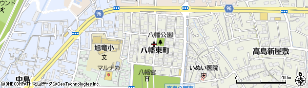 岡山県岡山市中区八幡東町周辺の地図