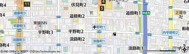 岡安証券株式会社　監査部周辺の地図