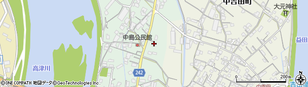 益田港線周辺の地図