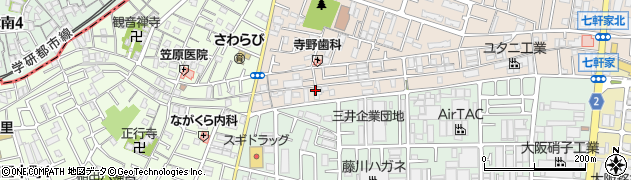 有限会社稲田梱包周辺の地図
