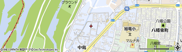 岡山県岡山市中区中島周辺の地図