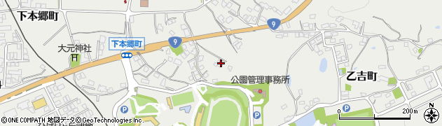 島根県益田市下本郷町328周辺の地図