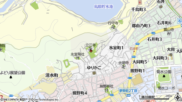 〒652-0053 兵庫県神戸市兵庫区北山町の地図