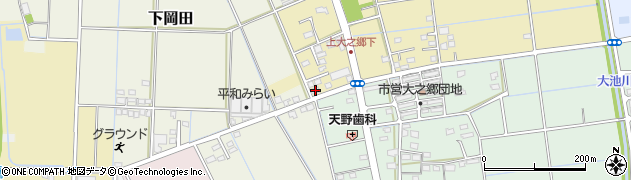静岡県磐田市上大之郷408周辺の地図