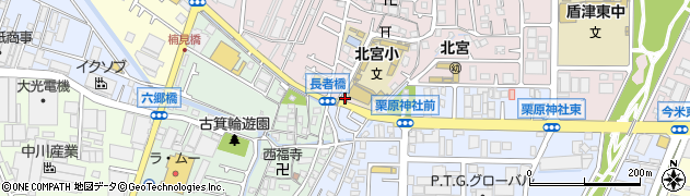 河内警察署吉原交番周辺の地図