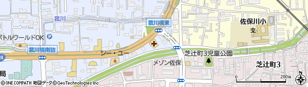 ウエルシア薬局奈良法華寺店周辺の地図