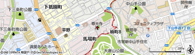 兵庫県神戸市兵庫区馬場町10周辺の地図