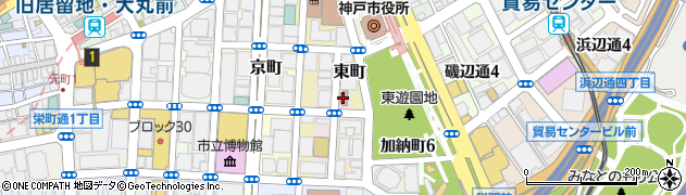 神戸ポート郵便局 ＡＴＭ周辺の地図