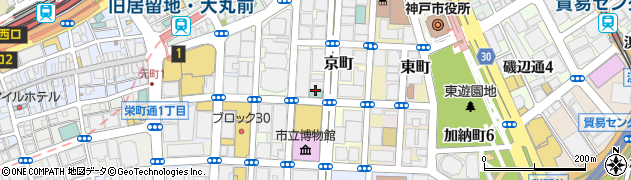鹿島学園高等学校　三宮キャンパス周辺の地図
