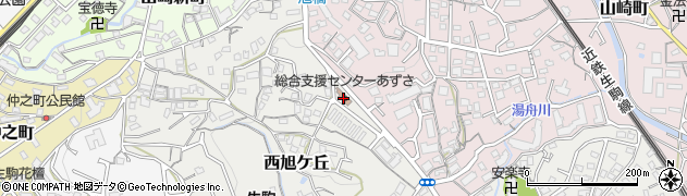 生駒総合病院寮周辺の地図