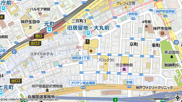 〒650-0037 兵庫県神戸市中央区明石町の地図