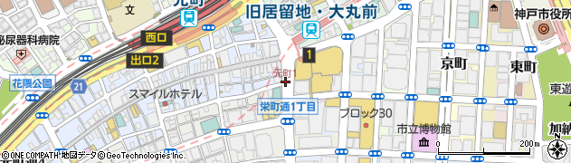 元町1周辺の地図
