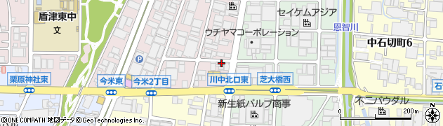 大阪化合株式会社本社周辺の地図