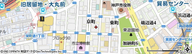 ソニー生命保険株式会社みなと神戸支社周辺の地図
